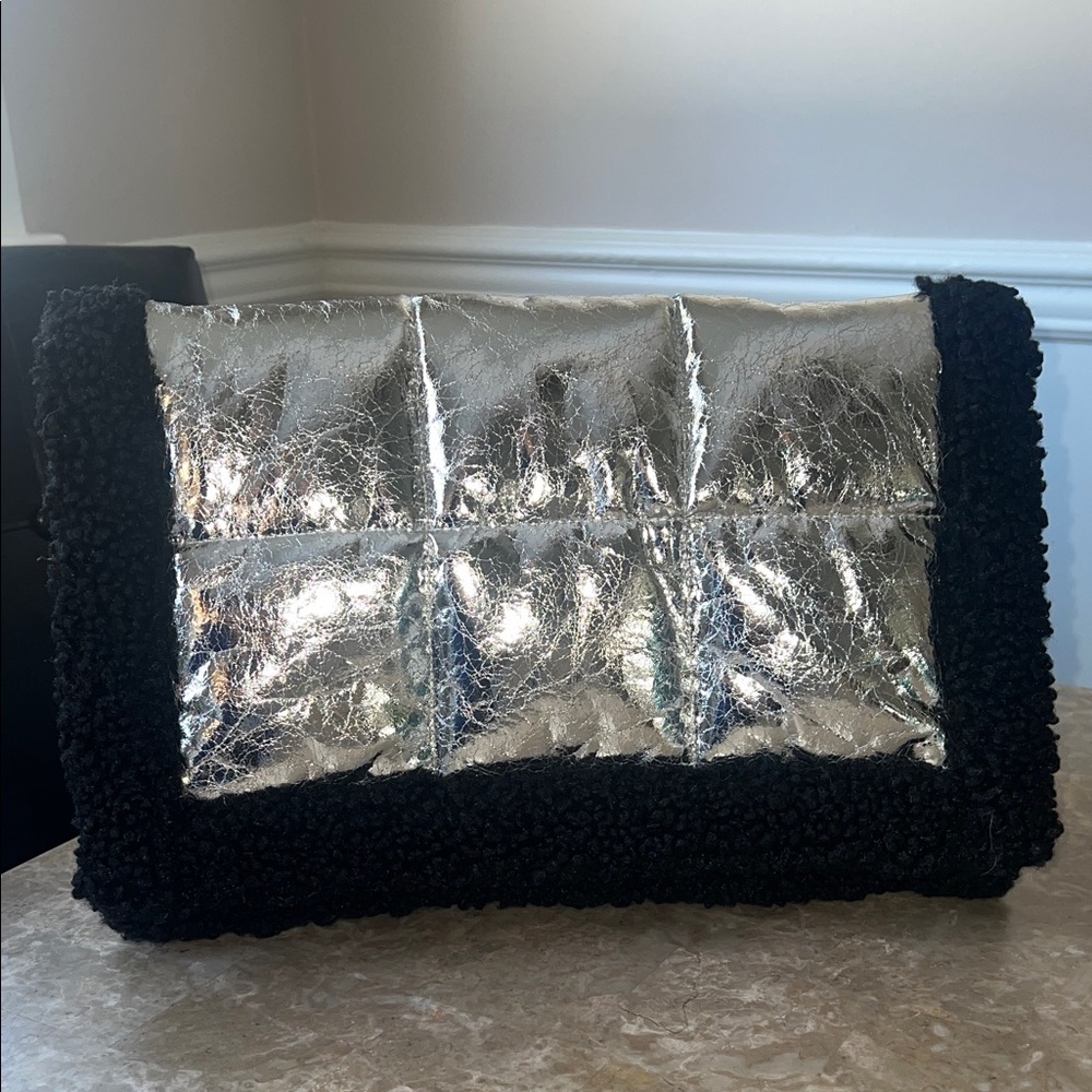 Stand Studio Quilted Clutch Bag NWOT